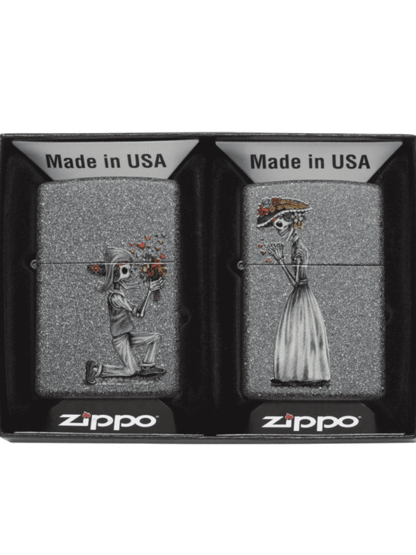 Set 2 brichete Zippo Day of Dead Skulls