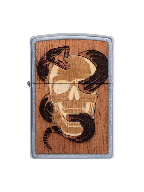 Brichetă Zippo Woodchuck Skull & Snake Emblem