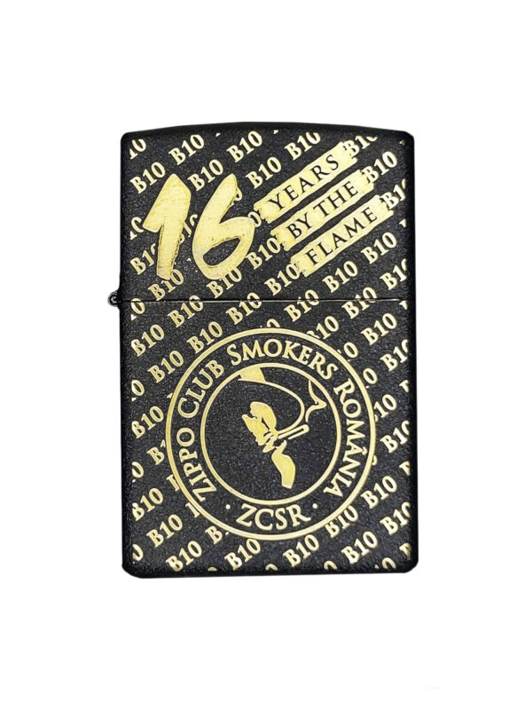Brichetă Zippo Aniversară „16 Years by The Flame” - serie limitată